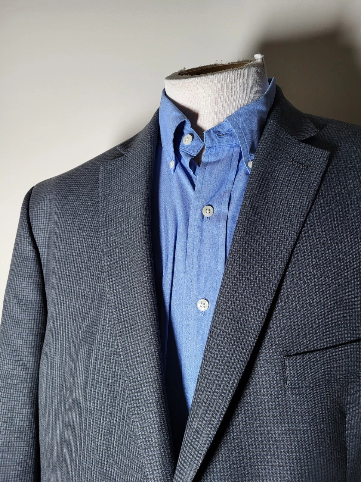Giacca cappotto sportivo blazer 50R blu nero grigio quadri denti 4 STAGIONI Michael kors