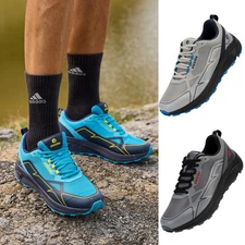 FitVille Mens Running Shoes Trail Jogging Walking Athletic Sneakers Wide Toe Box