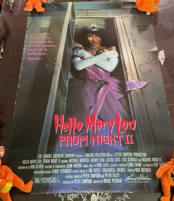 Hello Mary Lou Prom Night 2 Theatrical Movie Poster New In Fair Condition ￼