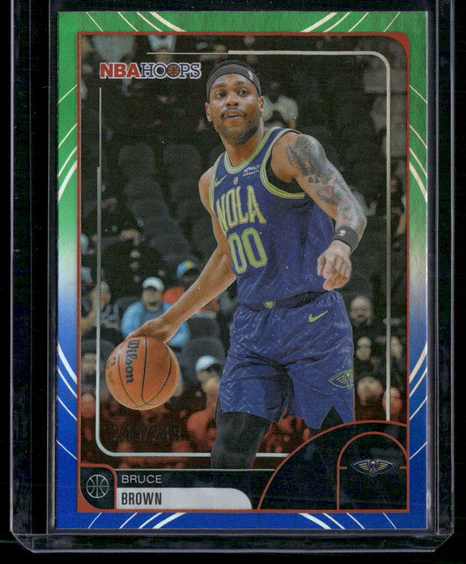 2025-26 Hoops #251 Bruce Brown Green and Blue /249