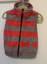 Carters 18 mo Red And Gray Vest