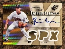 Justin Morneau 2007 SPx Young Stars Signatures #YS-MO Auto