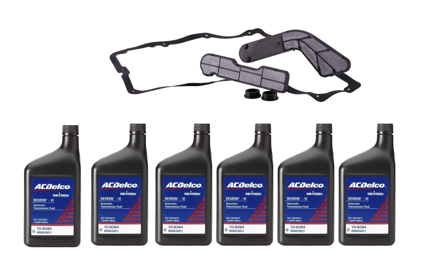 4T80E Transmission Service Kit: Filter Kit + 6(qt) ATF for