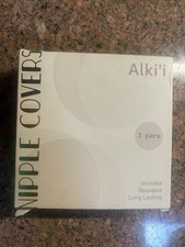 Alki  i. NIPPLE COVERS.Invisible,Reusable,Long Lasting. 3 pairs. Sticky Silicone