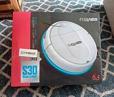 CLEAN robot S30 Robotic Vacuum Cleaner Intelligent Sweeper White/Blue