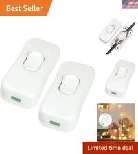 2 Pack DPST Rocker Switch - Reliable Lighting Control for Any Environment