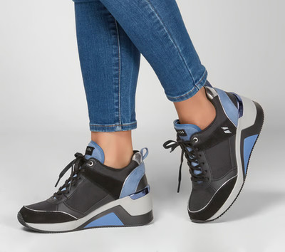 BNWOTAGS  Skechers Street LA Million High N Fly Women's 8M/EU38 Blue  Sneaker