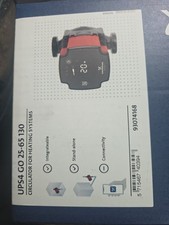 GRUNDFOS UPS4 GO 25-65 130 CIRCULATING HEATING PUMP 93074168 ** FREE POST ** NEW