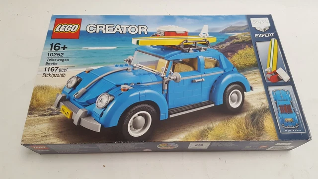 LEGO Creator Expert Volkswagen Beetle 10252 Set - Complete with Manual #Live