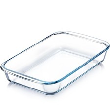 2 Quart Glass Baking Dish for Oven, Single Serving Glass Pan for Cooking Cass...