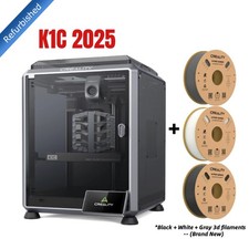 Refurbished Creality K1C 2025 Upgraded 3D Printer 600mm/s 3KG PLA Filaments