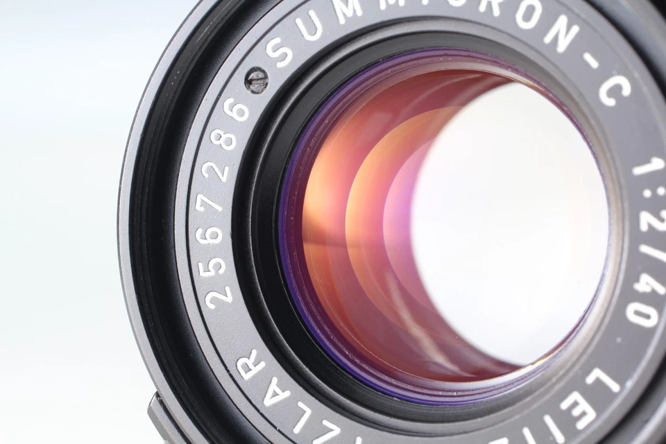 [COMO NUEVO] Leica Leitz Wetzlar Summicron C 40 mm F2 para CL de JAPÓN Foto 3 de 4