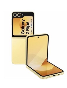 Samsung Galaxy Z Flip 6 256GB entsperrt gelb Verkauf für Ersatzteile defekt LCD