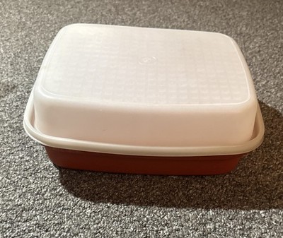 Vintage Tupperware Large Season N Serve Meat Marinade  1294-2 And 1295 Paprika