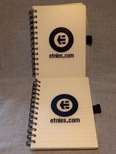 ETNIES Shoe Co. Spiral Bound Notepads Two 2 Notepads