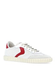 Voile Blanche Ines Mesh Almond Toe Sneakers Women's EU 36 White/Red