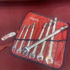 7-Piece Proto Professional Flex-Head Wrench Set -12 Point USA!