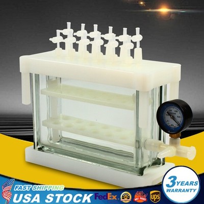 12 Position Solid Phase Extraction Vacuum SPE Manifold Chamber For Lab Testing