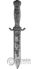 BOWIE KNIFE Theodore Roosevelt 2 Oz Silver Coin 5 Tala Samoa 2026