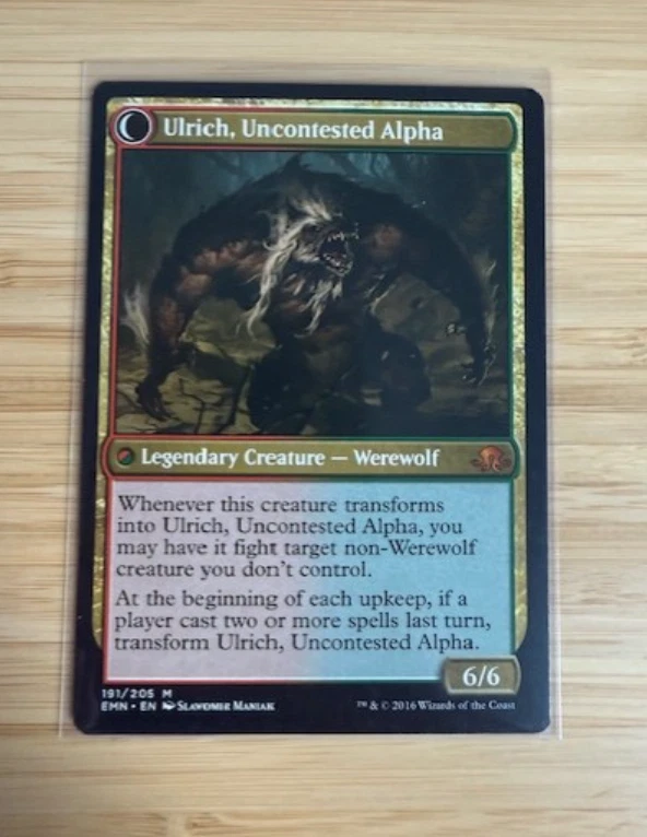 Magic the Gathering: Ulrich of the Krallenhorde Eldritch Moon Regular NM - Image 2 of 2