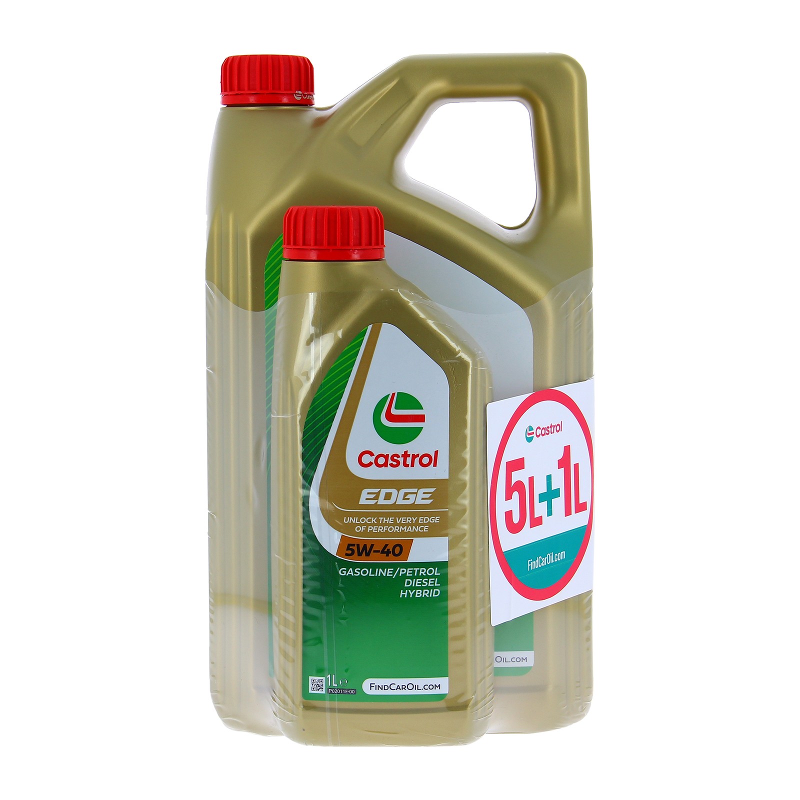 Castrol Edge 5W-40 bidon 5+1L pour préserver votre moteur lors des départs en vacances