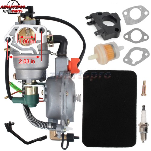 LPG NG Dual Fuel Carburetor For Harbor Freight Predator 8250 8750 9000