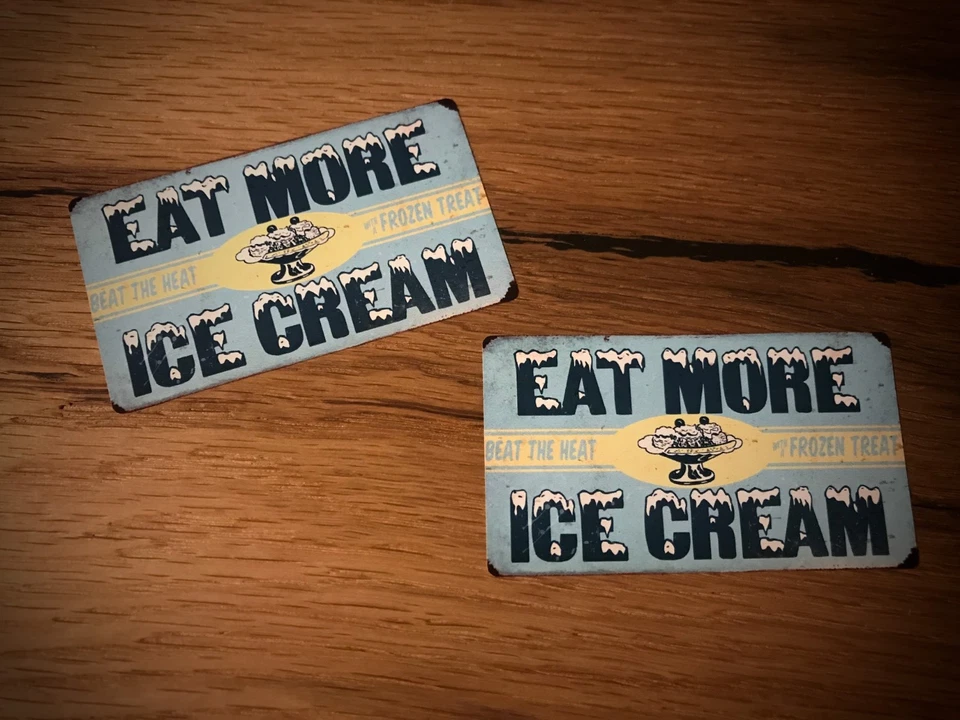 2x EIS Aufkleber ICE Diner USA American V8 Vintage Retro Party Klimanalage #148