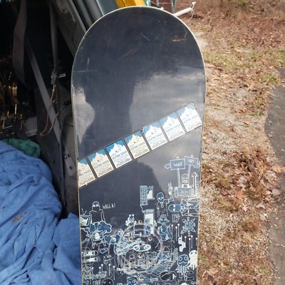 Burton Dominant Snowboard 154 Cm White Superfly | eBay