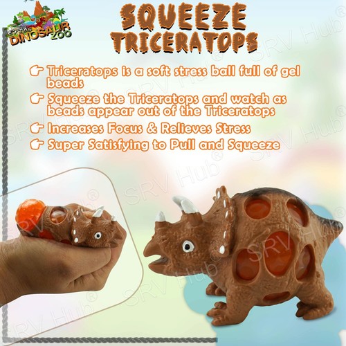 Banana Squeeze Stress Ball Stress Relief Animal Dinosaur Fidget Sensory Toys UK - Picture 49 of 79