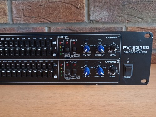 Peavey PV231EQ - Graphic Equalizer & Warranty - Dual 31 Band Music Sound Club EQ - Picture 3 of 8