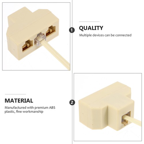4 Pcs Telefonleitungsschalterbox Telefon-Splitter Adapter Für Telefonkabel - Zdjęcie 10 z 12