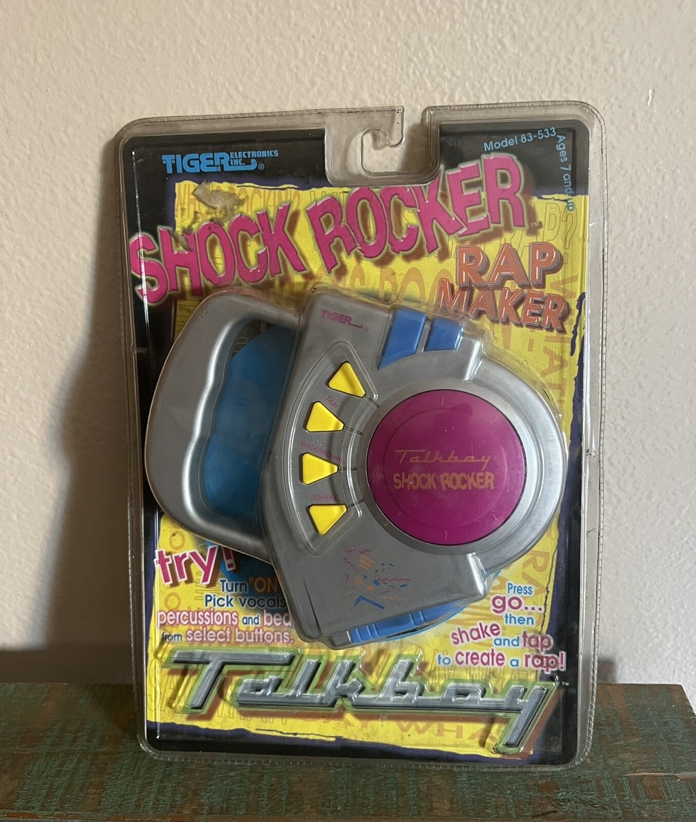 Tiger Vintage 1997 Talkboy Talk Boy Shock Rocker Toy Tiger Tiger Vintage 1997 Talkboy Talk Boy Shock Rocker Toy Tiger