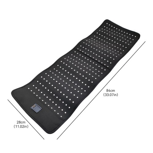 660nm&850nm Nahinfrarot Rotlicht LED Therapiematte Yoga Pad für Ganzkörper Rücken - Bild 8 von 17