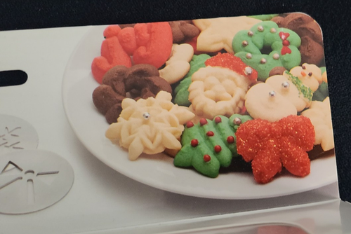 OXO Good Grips 6 Piece Cookie Press Christmas Disk Set NEW - Picture 2 of 6