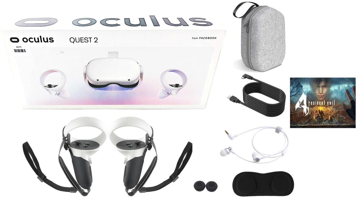 Meta Oculus Quest 2 Advanced All-in-one VR Headset Holiday Bundle  128/256GB🔥