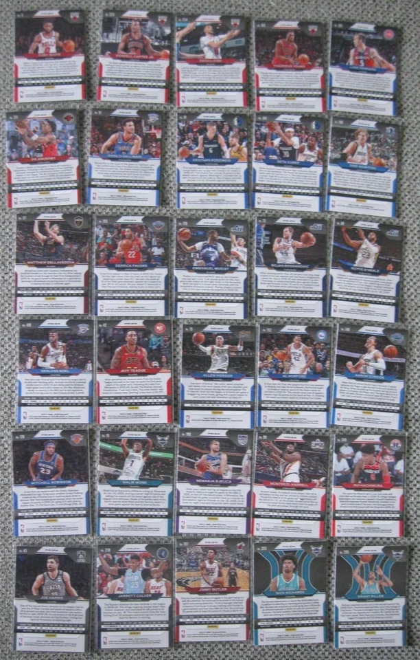 LOTE DE 30 CARTÕES 2020-21 NBA PANINI PRIZM PRIZMS VERMELHO BRANCO AZUL Smart/Ball/Iverson... - Imagem 2 de 4