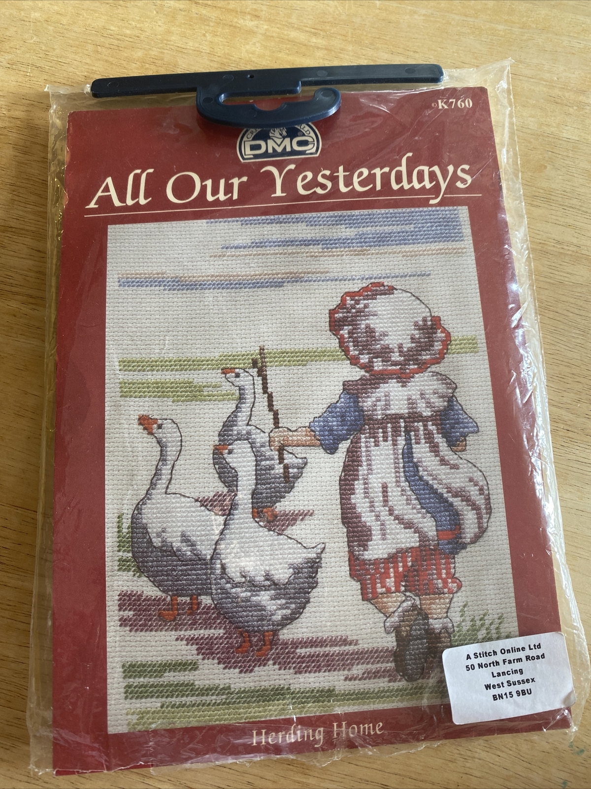 ALL OUR YESTERDAYS Herding Home K760 Counted Cross Stitch Kit