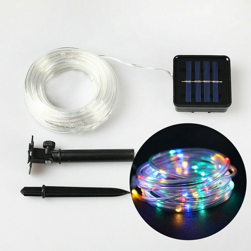 66FT 200 LED Solar Rope Tube Lights Waterproof String Light Outdoor Garden Lamp - Picture 11 of 23