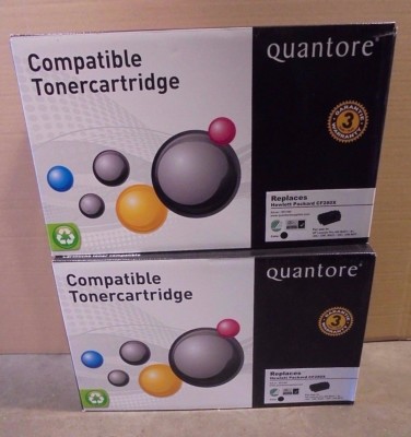 2x Quantore Kompatible Toner f. HP CF280X HP LaserJet Pro 400 M401 400 M425