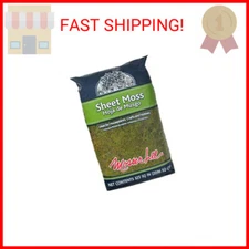 Mosser Lee ML0460 Natural Green Sheet Moss, 325 sq. in.
