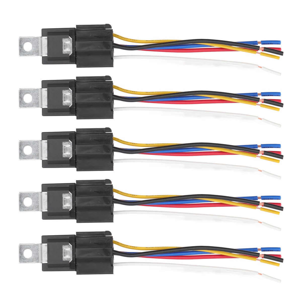 5x Rel&egrave; Auto Apri Chiusura Auto Rel&egrave; Di Commutazione Rel&egrave; Di Cambio 12V