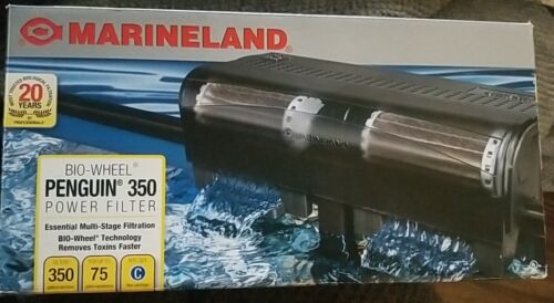 MarineLand Penguin 350 BIO Wheel Power Filter 50 to 75-Gallon , 350 GPH/aR