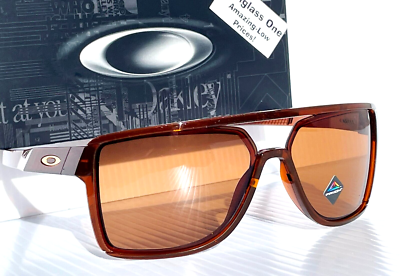 NEW Oakley CASTEL Shiny Rootbeer PRIZM Bronze Lens Sunglass 9147