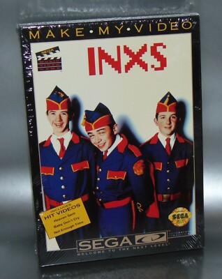 INXS Make My Video Sega CD '93 Factory Sealed Vintage Brand New