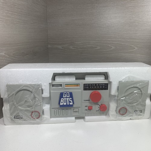 Altavoces extraíbles Tonka Gobots 1985 Big Sound radio AM/FM Boombox RARO - Imagen 8 de 12