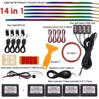 Led Ambient Light Rgb Symphony Car Atmosphere Interior Acrylic Guide Fiber Optic
