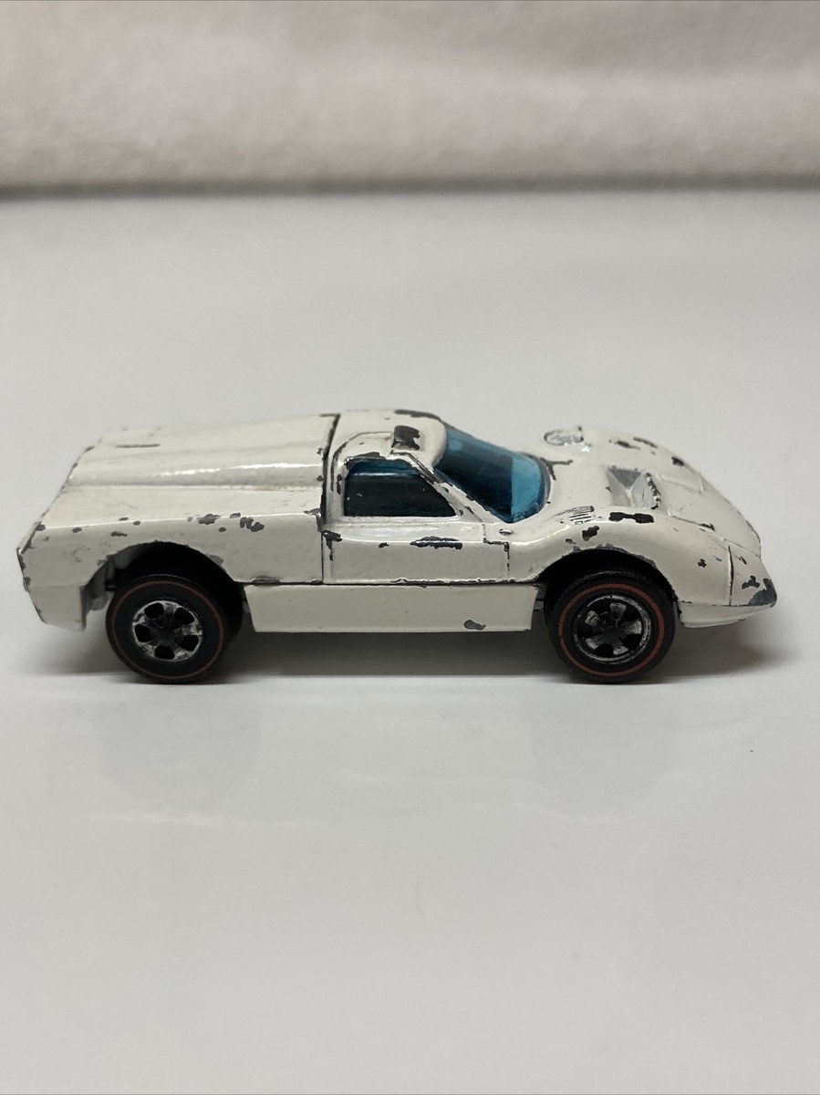 Hot Wheels Redline Ford J-Car 1967 White Sweet 16 Made In