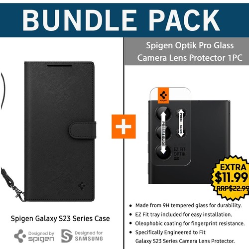 For Samsung Galaxy S23 Case SPIGEN Card Wallet S Plus Strap Cover - Picture 14 of 35