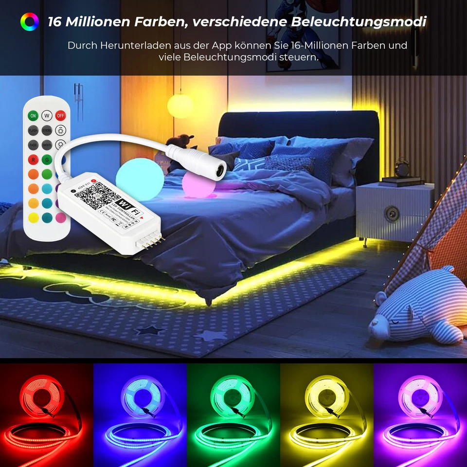 Wifi RGB RGBW Led Strip Controller Smart APP Android IOS Alexa Google Trafo - Bild 2 von 4