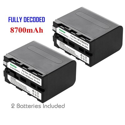 2x Kastar Battery for Sony NP-F970 CCD-SC8 CCD-SC9 CCD-SC55 CCD-SC65 CCD-TR1